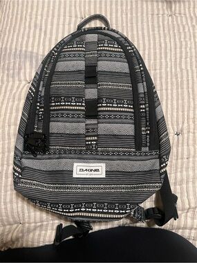 Dakine Black & White Patterned Backpack
